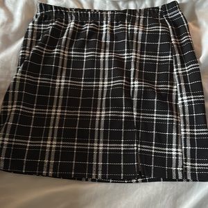 plaid skirt medium